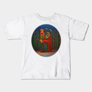 Captain and Parakeet Kids T-Shirt